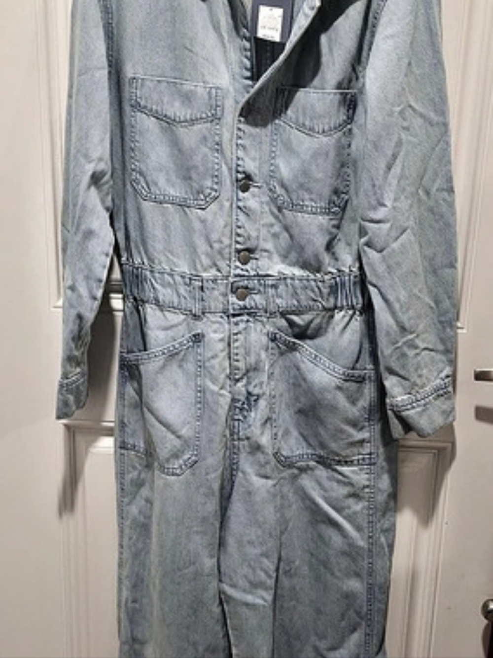 Universal Thread Denim Utility Jumpsuit Size 8 NWT